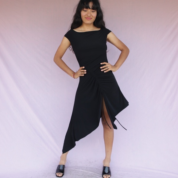 Ossira Black 90s dress - Picture 5 of 7